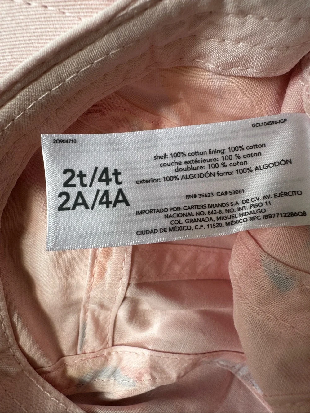 Carters carter pink